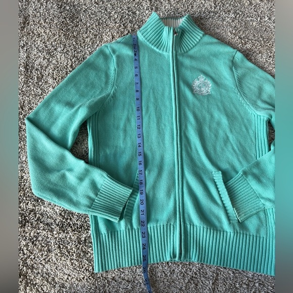 Vintage Lauren Ralph Lauren Active Cardigan Crest - Picture 9 of 11